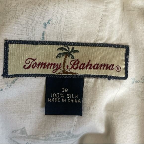 Tommy Bahama Men’s 100% Silk Pleated Front Tan Chino Shorts Size 38 Resortwear - Picture 7 of 7